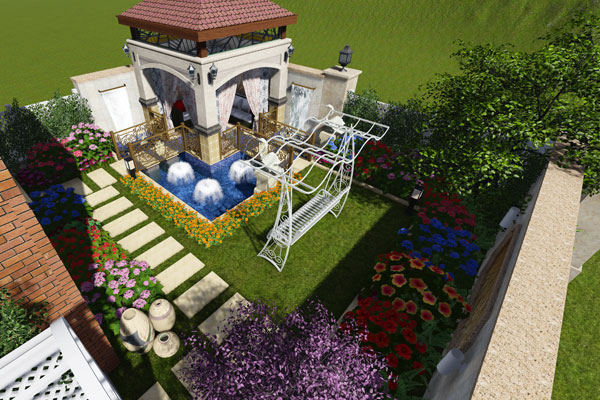 别墅庭园景观设计